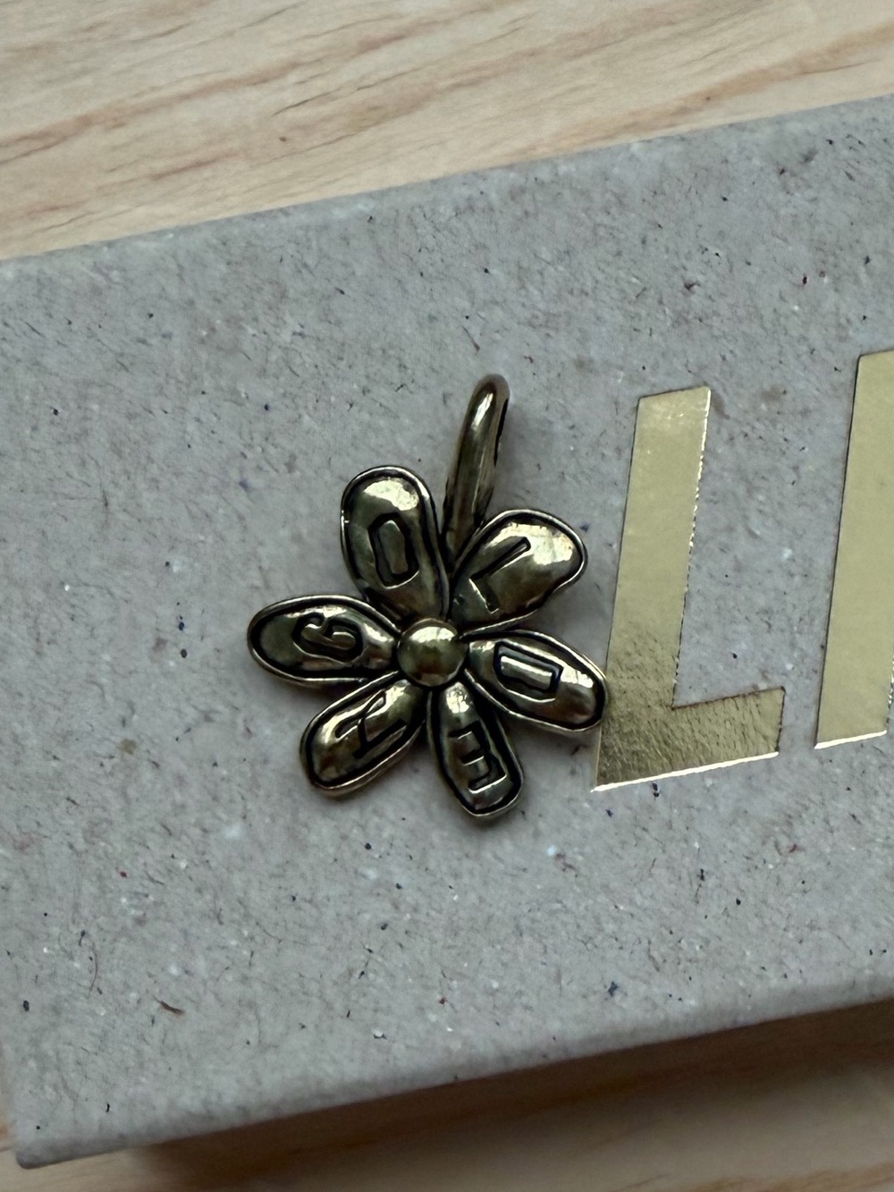 Golden Goose “GOLDEN” Flower Lace Charm